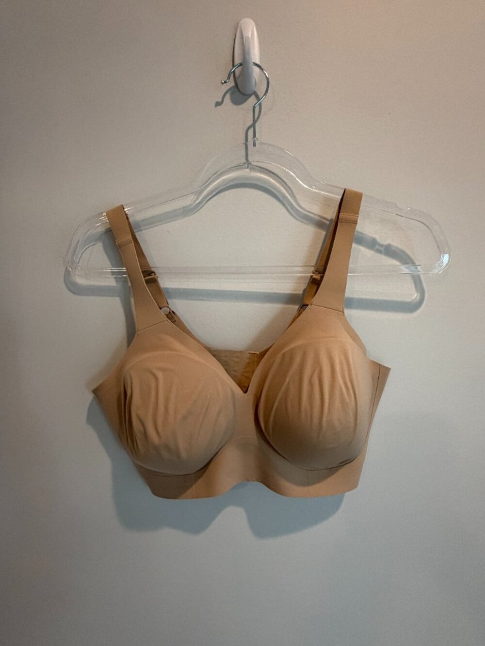 Evelyn & Bobbie The Starlette Plunge Bra - Tan / Nude - Size Large